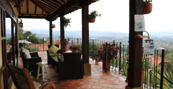 Villa de Leyva terraza exterior Casa Margarita